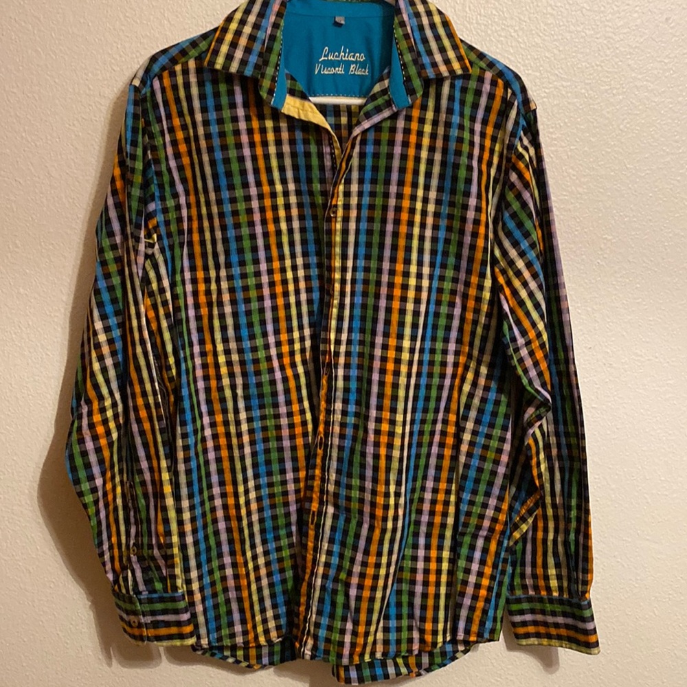Medium men’s dress shirt from Luciano Visconti Black